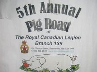 Streetsville Legion Pig Roast
